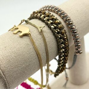 Stella & Dot Lot of 4 Bracelets